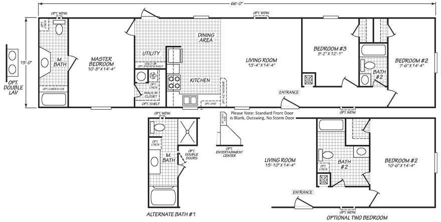 1998 Fleetwood Mobile Home Floor Plans
